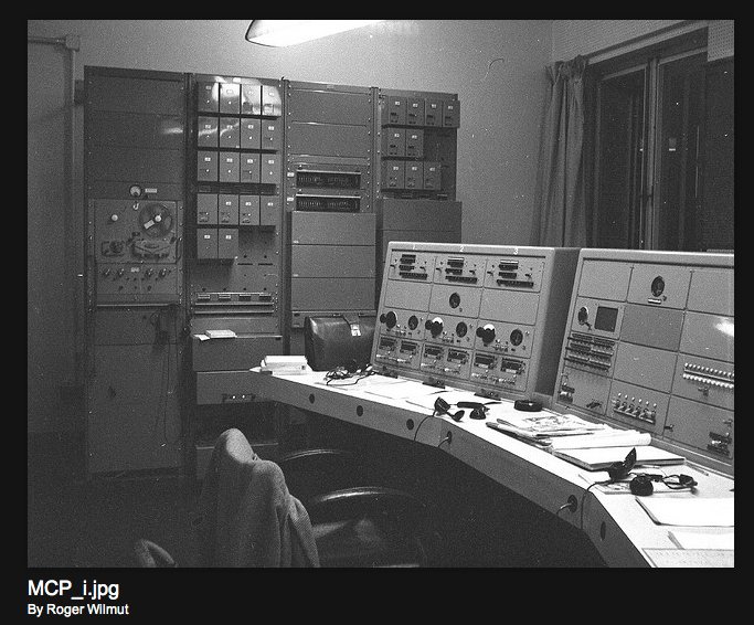 Photos of the BBC provided with permission from BBC engineer Roger Wilmut to the Museum of Magntic Sound Recording